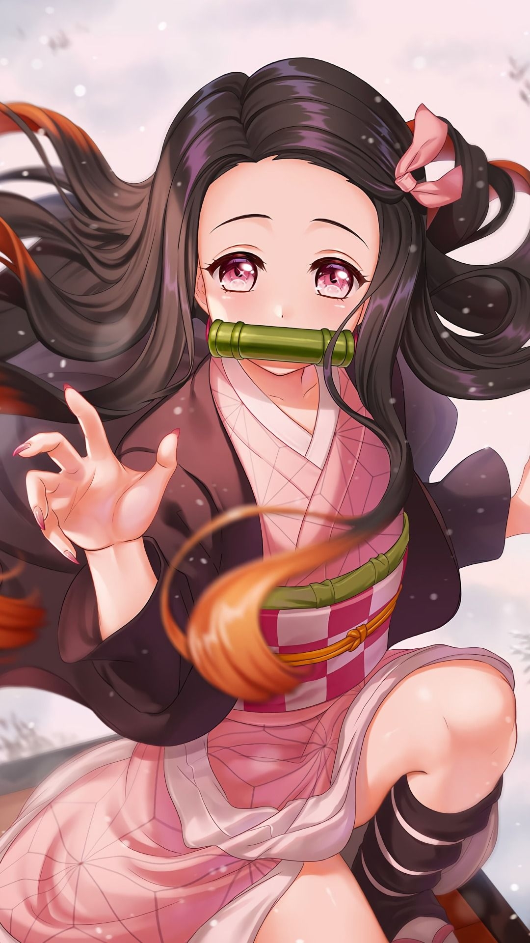 1080x1920 Nezuko 4k Wallpaper Ultra 4k Nezuko Background Download, Phone