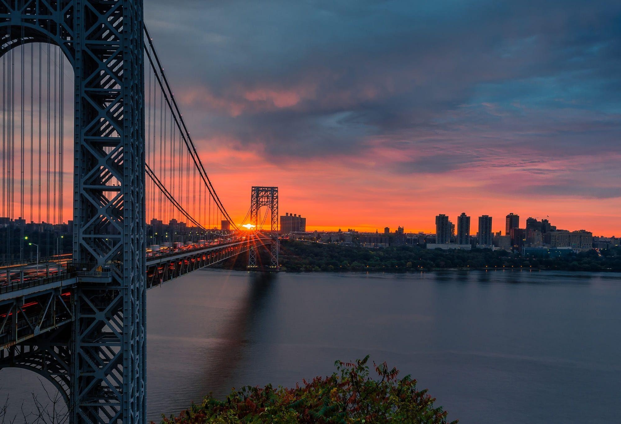 2000x1370 George Washington Bridge HD Wallpaper. Background Imagex1367, Desktop