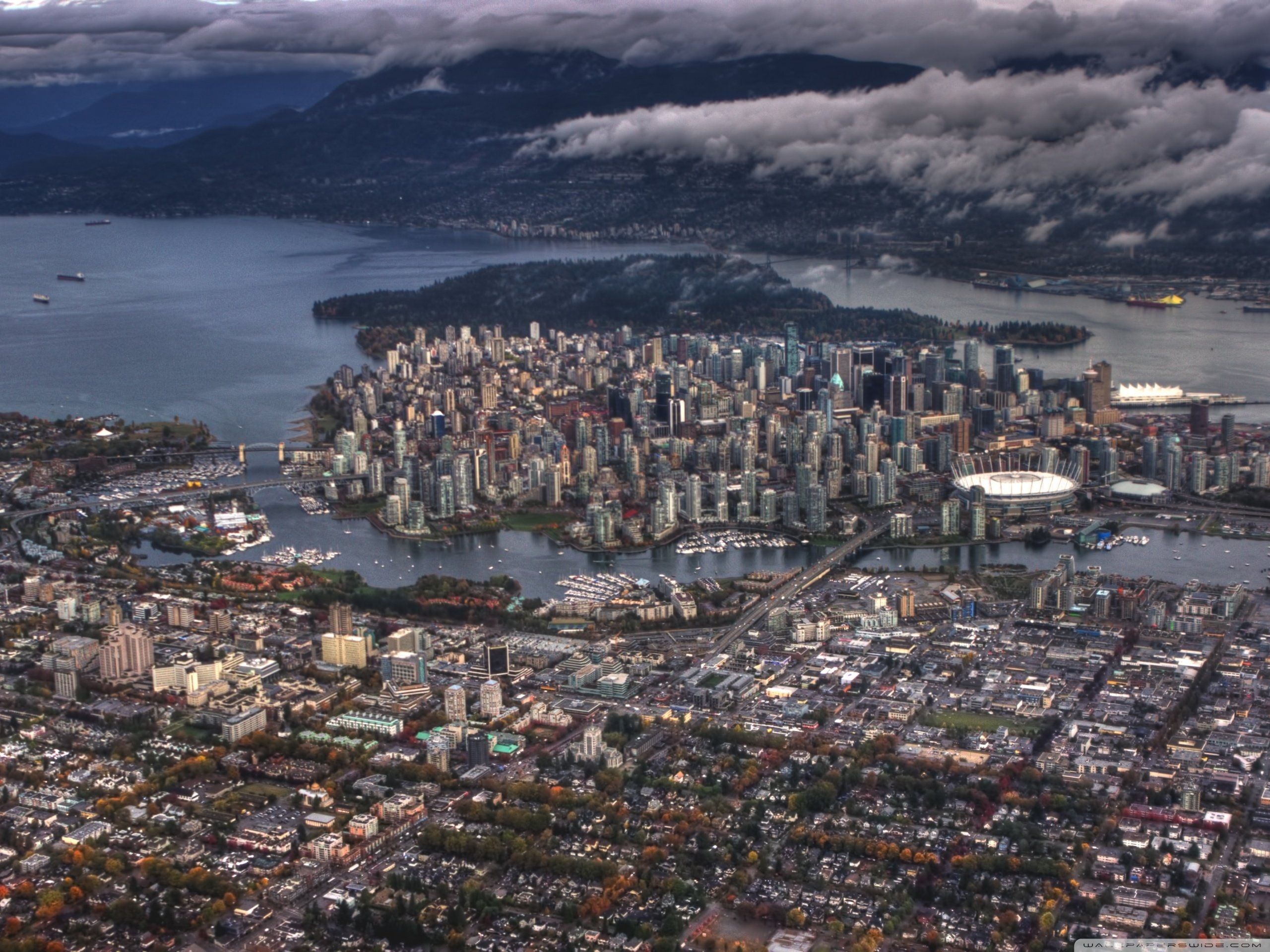 2560x1920 Vancouver Aerial View ❤ 4K HD Desktop Wallpaper for 4K Ultra HD TV, Desktop