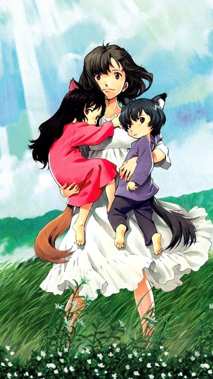 720x1280 best Wolf Children image, Phone