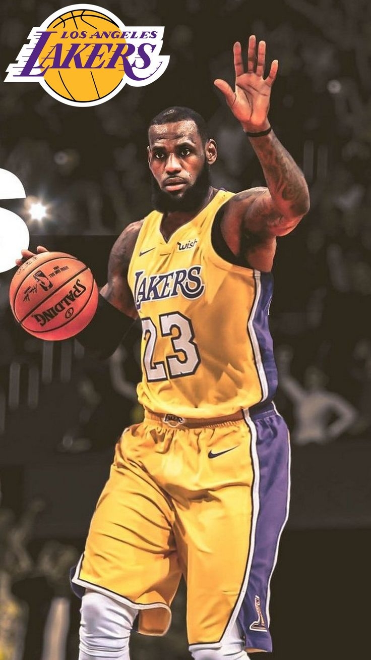 740x1310 LA Lakers LeBron James HD Wallpaper For iPhone Basketball Wallpaper. Basketteur, Fond d'écran nba, Nba, Phone