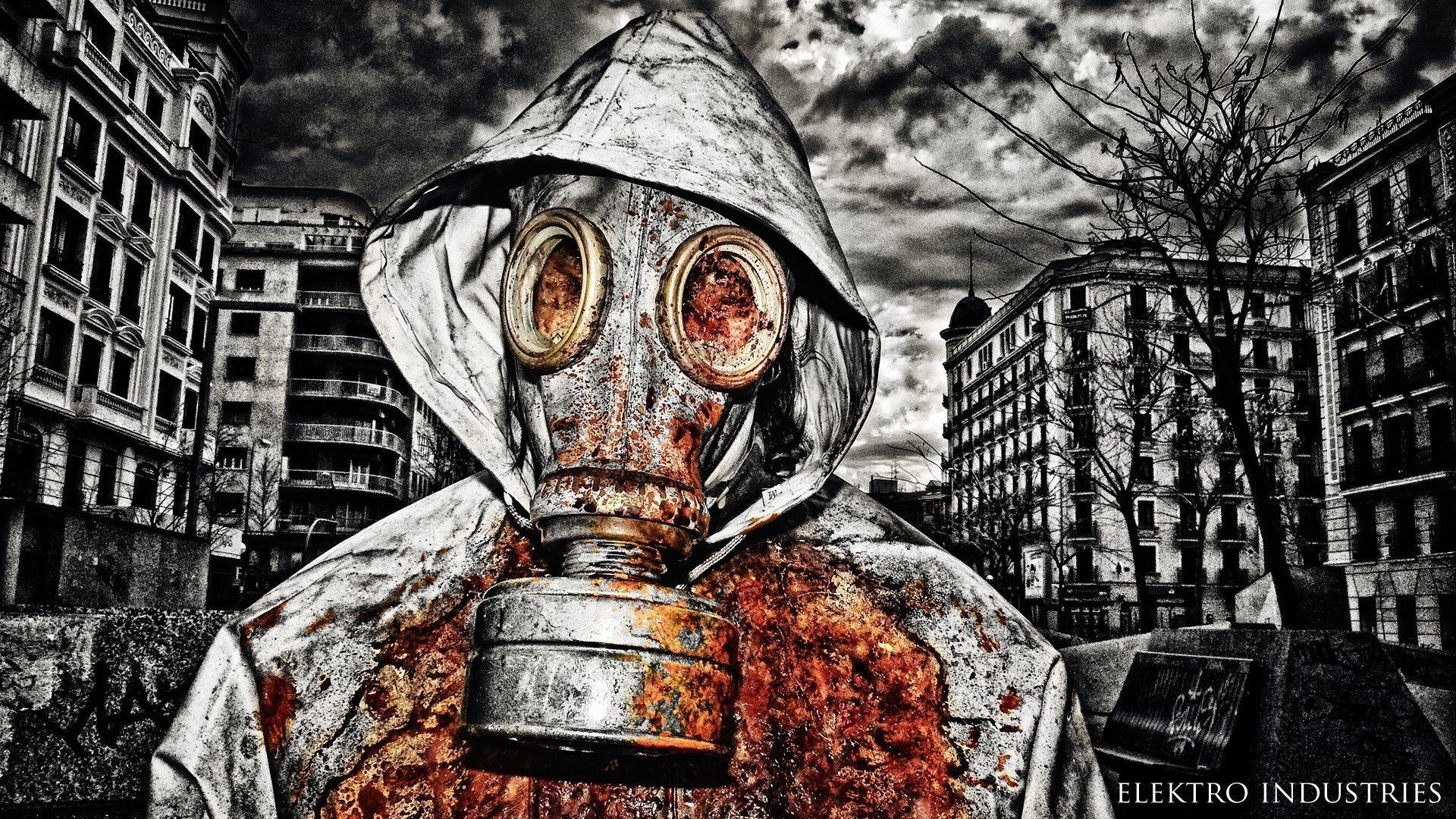 1920x1080 Psycho Realm otesGram Desktop Background. Gas mask, Gas mask art, Masks art, Desktop