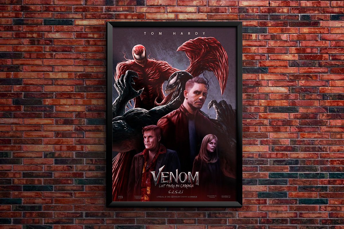 1200x800 Venom let there be carnage poster, Desktop