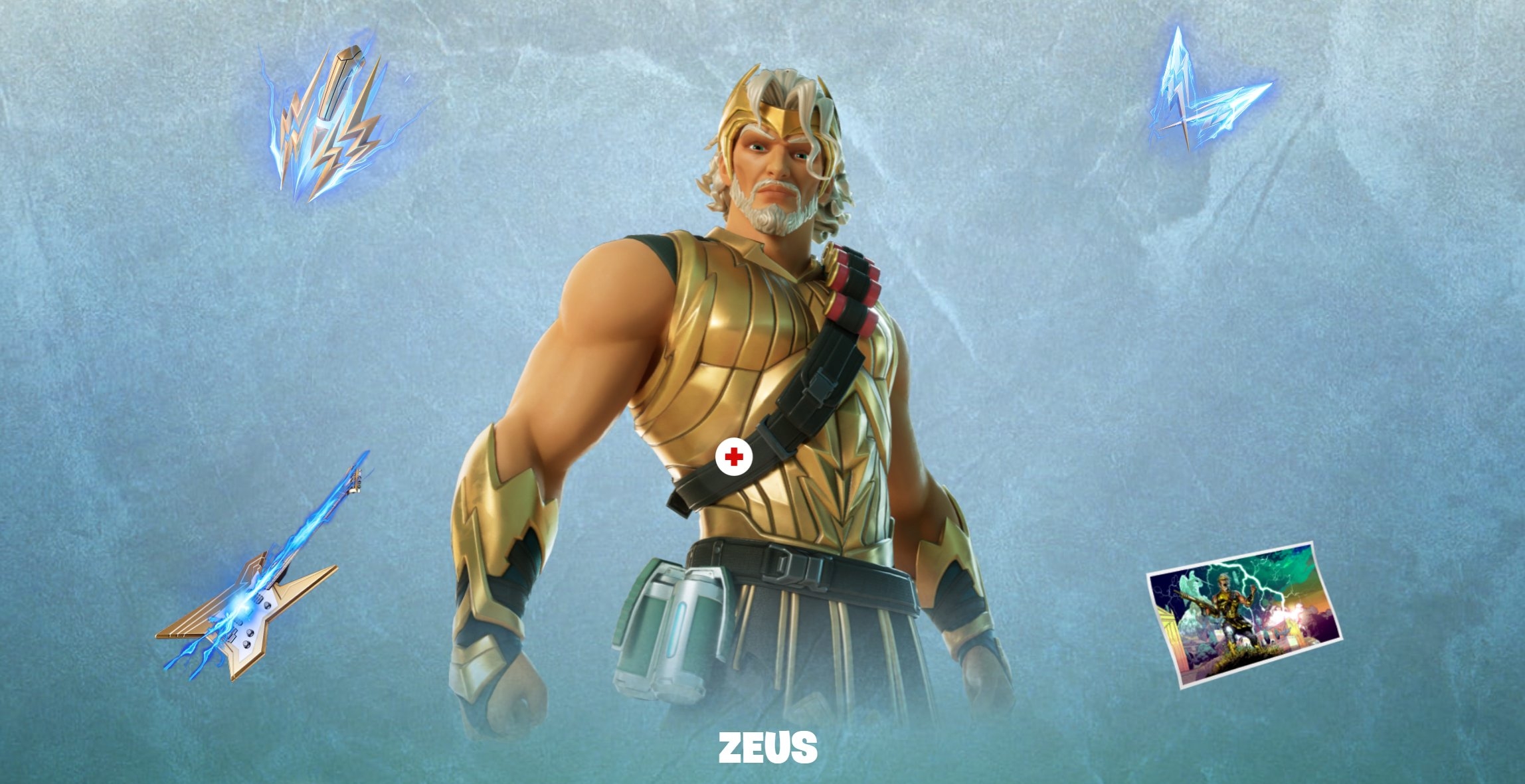 2300x1190 Zeus Fortnite wallpaper, Desktop