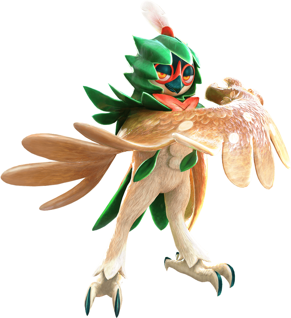 990x1080 Pokken Tournament DX Decidueye Render, Phone