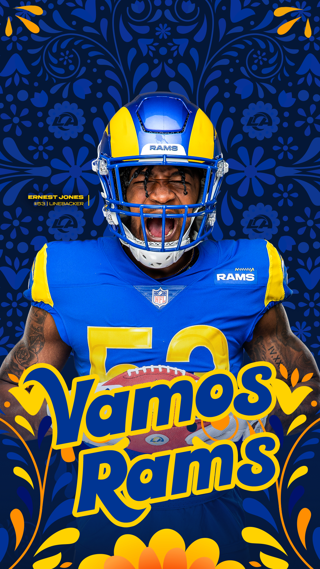 1080x1920 Rams Wallpaper. Los Angeles Rams, Phone