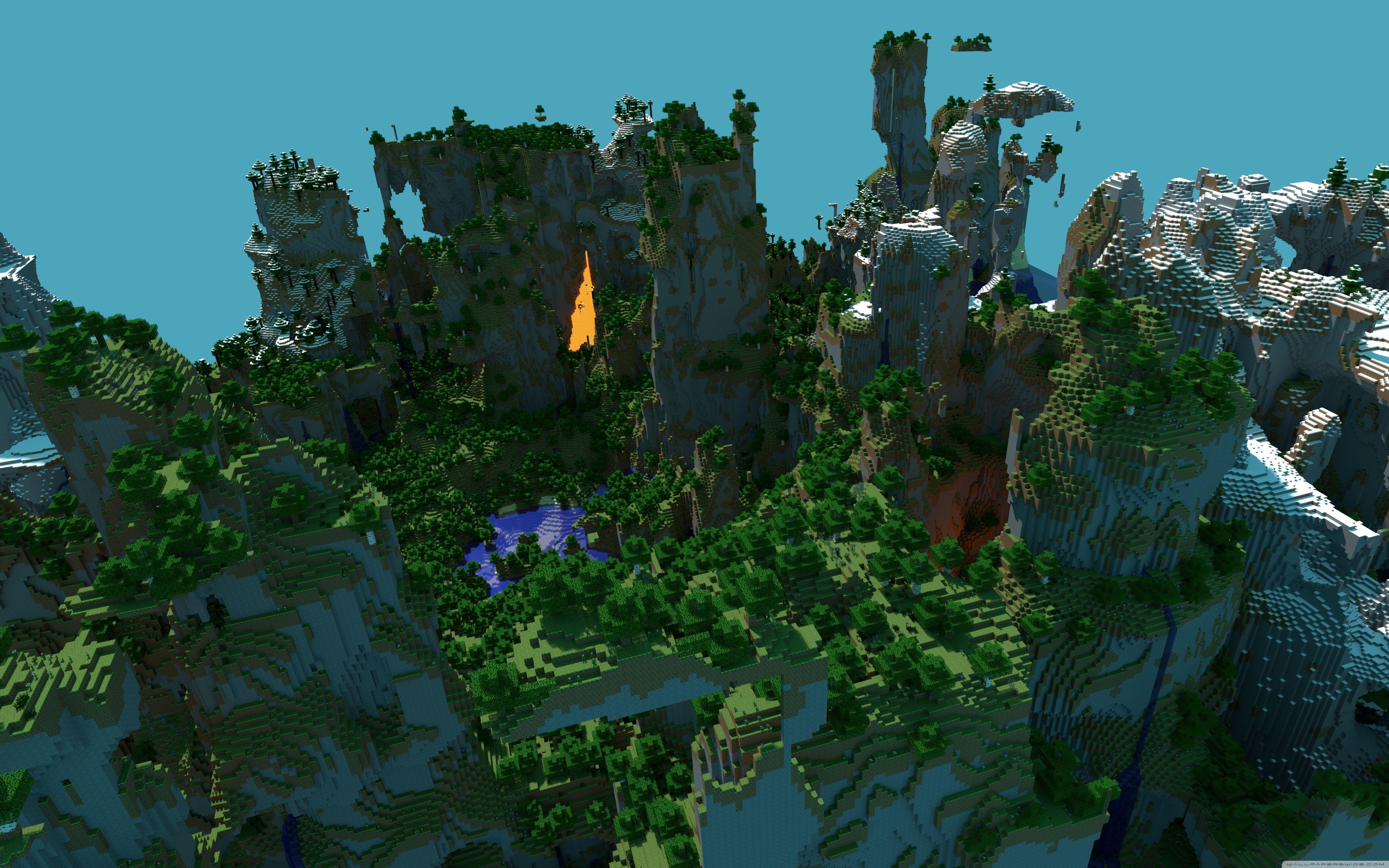 5120x3200 Minecraft Landscape ❤ 4K HD Desktop Wallpaper for • Wide & Ultra, Desktop