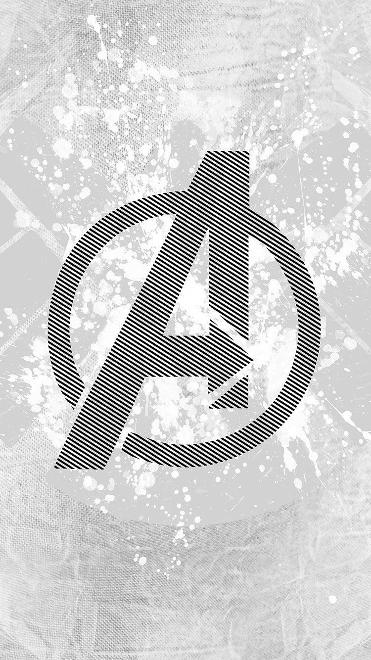 750x1340 Avengers logo Wallpaper Download, Phone