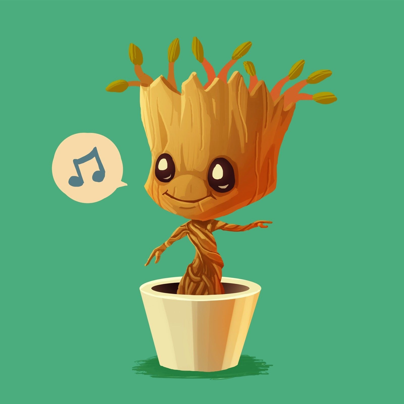 1600x1600 Groot iPhone Wallpaper, HD Groot iPhone Background on WallpaperBat, Phone