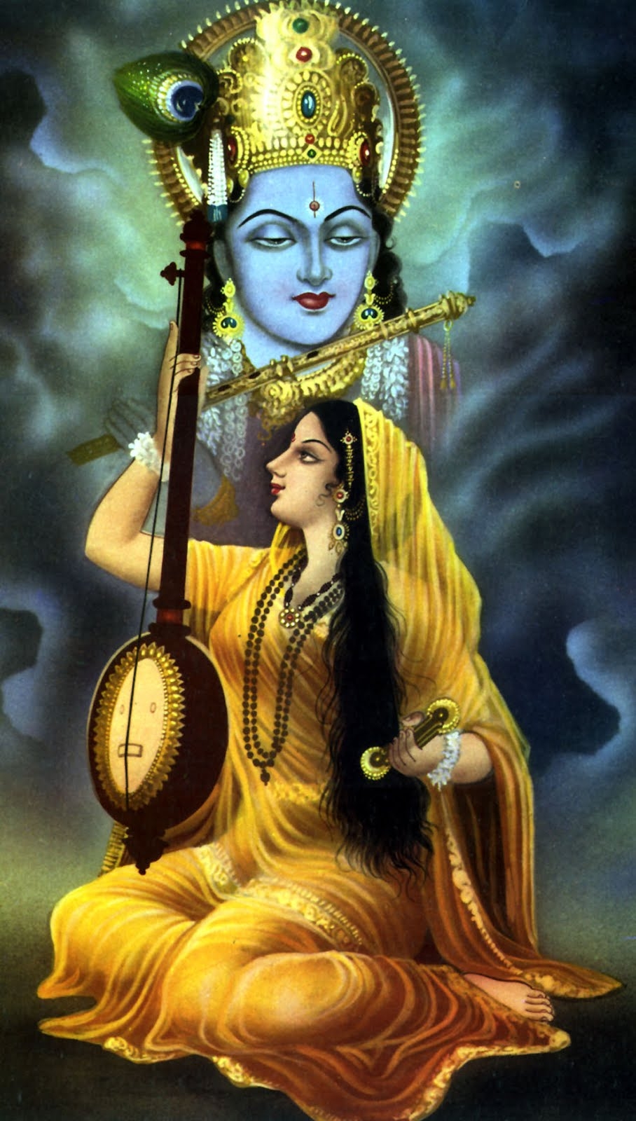 910x1600 Shri Krishna Wallpaper, Phone