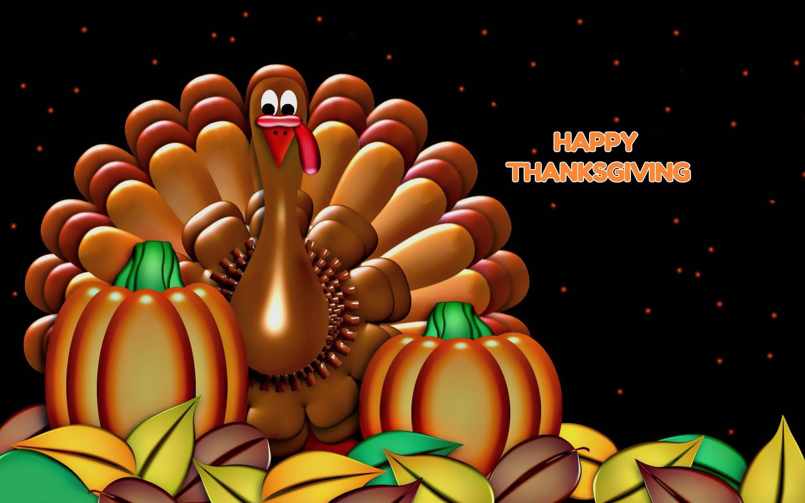 2560x1600 3D Thanksgiving Wallpaper, Desktop