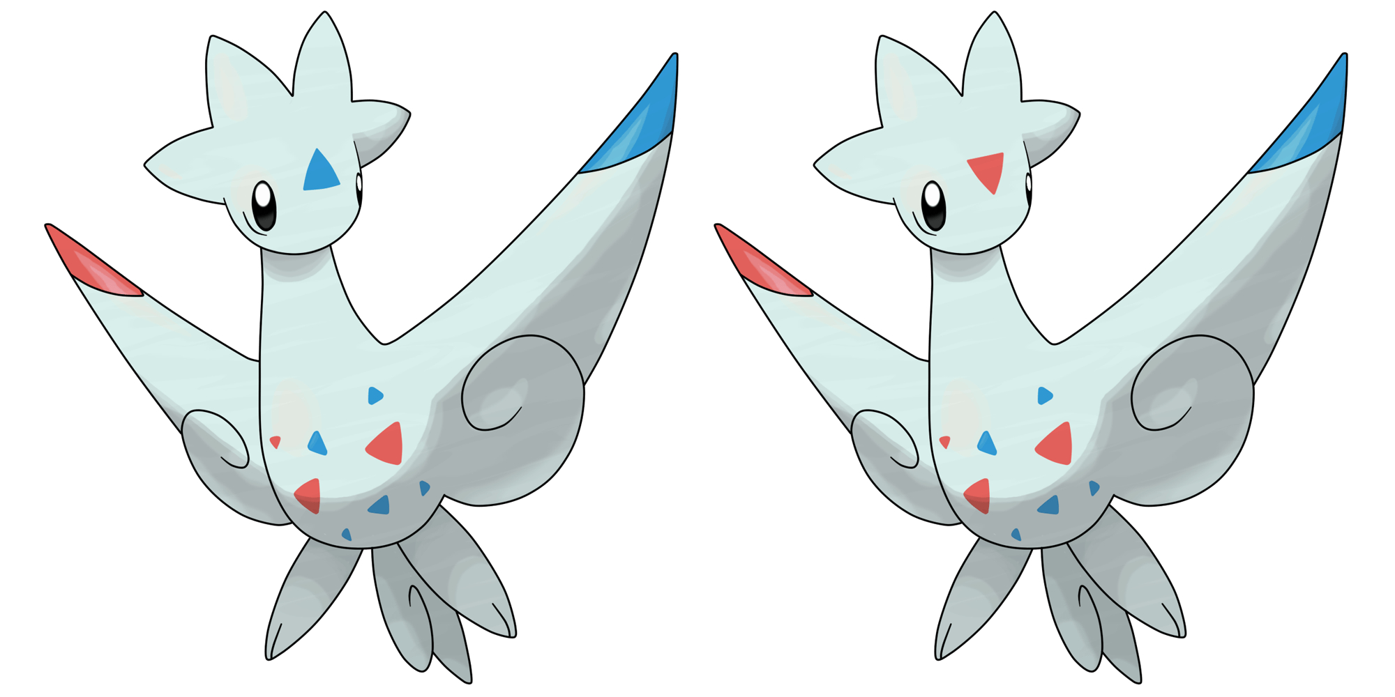 2000x1000 Togekiss Redesign (Pokemon Redesign Contest), Dual Screen