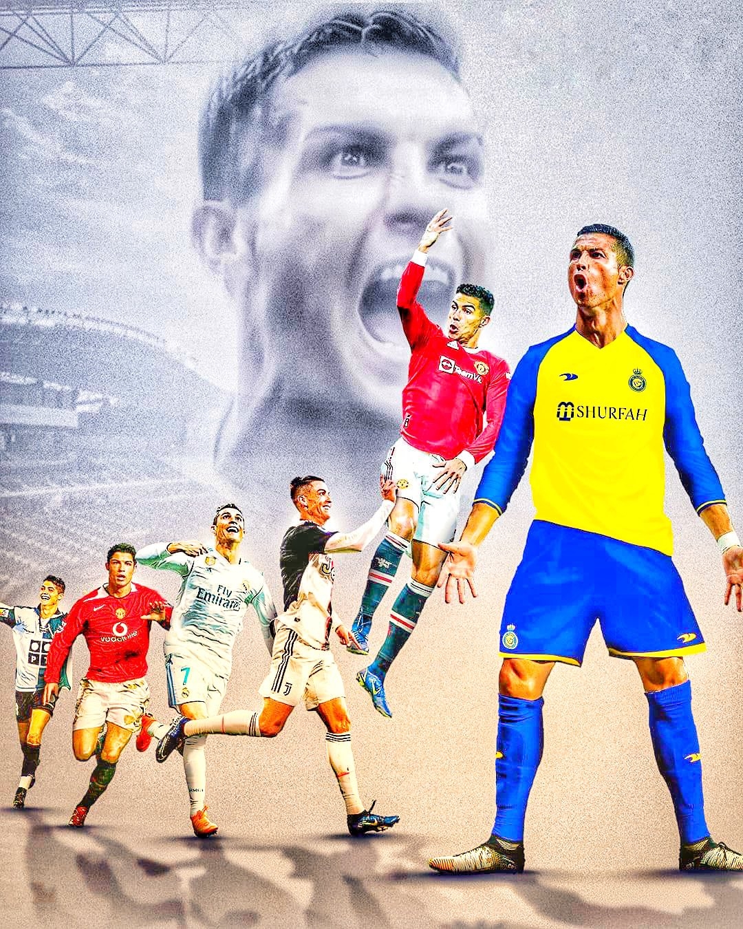 1080x1350 Cristiano Ronaldo Al Nassr Wallpaper, Phone