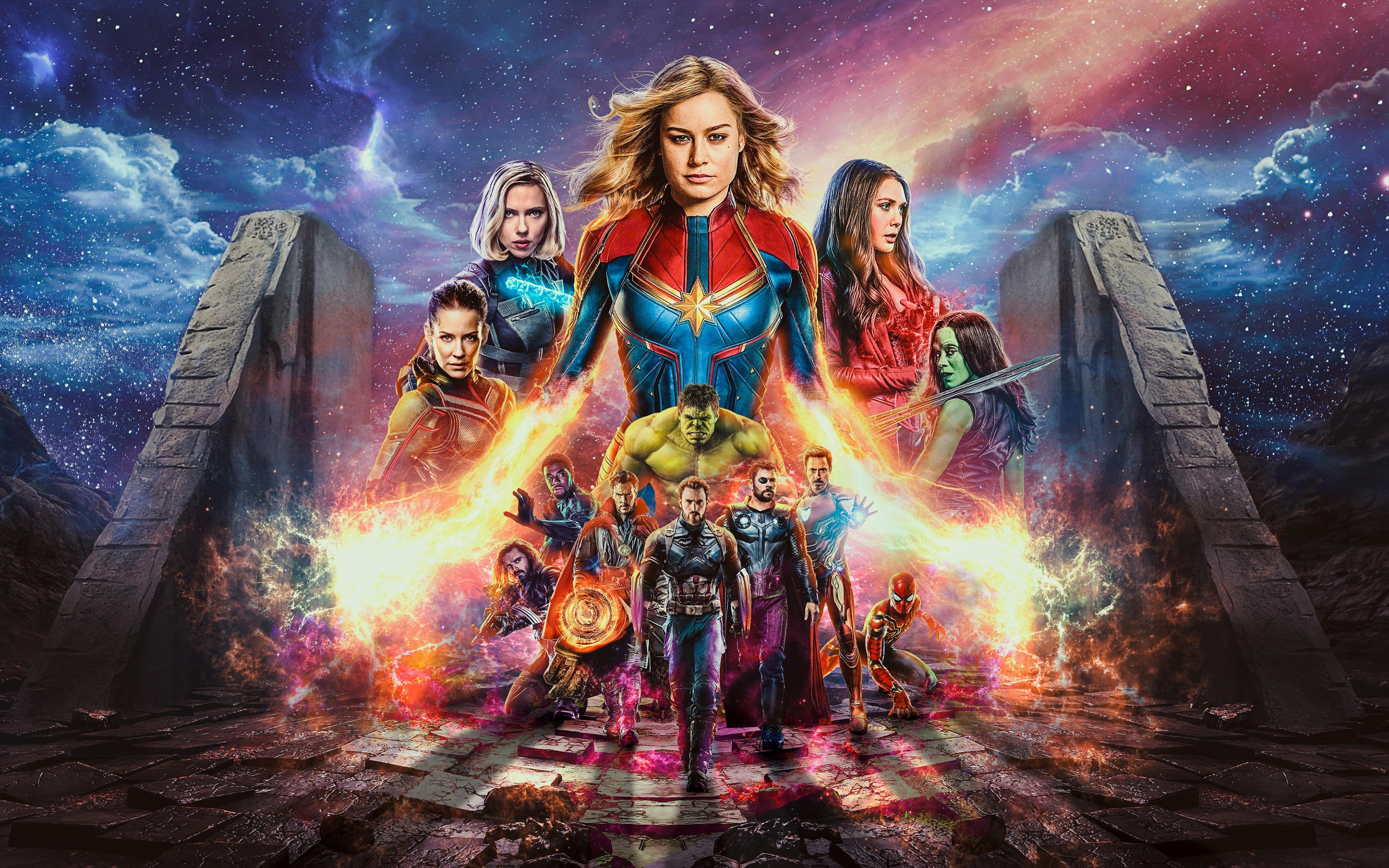 2880x1800 Captain Marvel Avengers Endgame Movie Wallpaper High Quality, Desktop