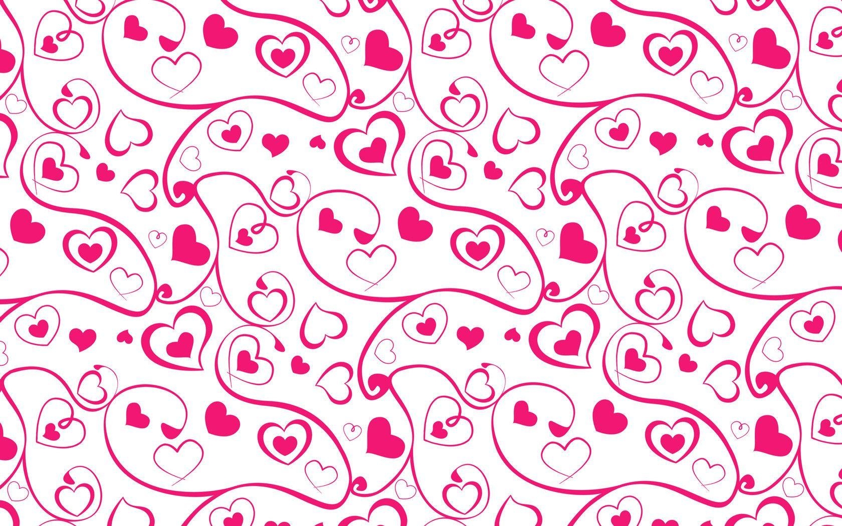 1680x1050 Heart and swirl pattern wallpaper #, Desktop