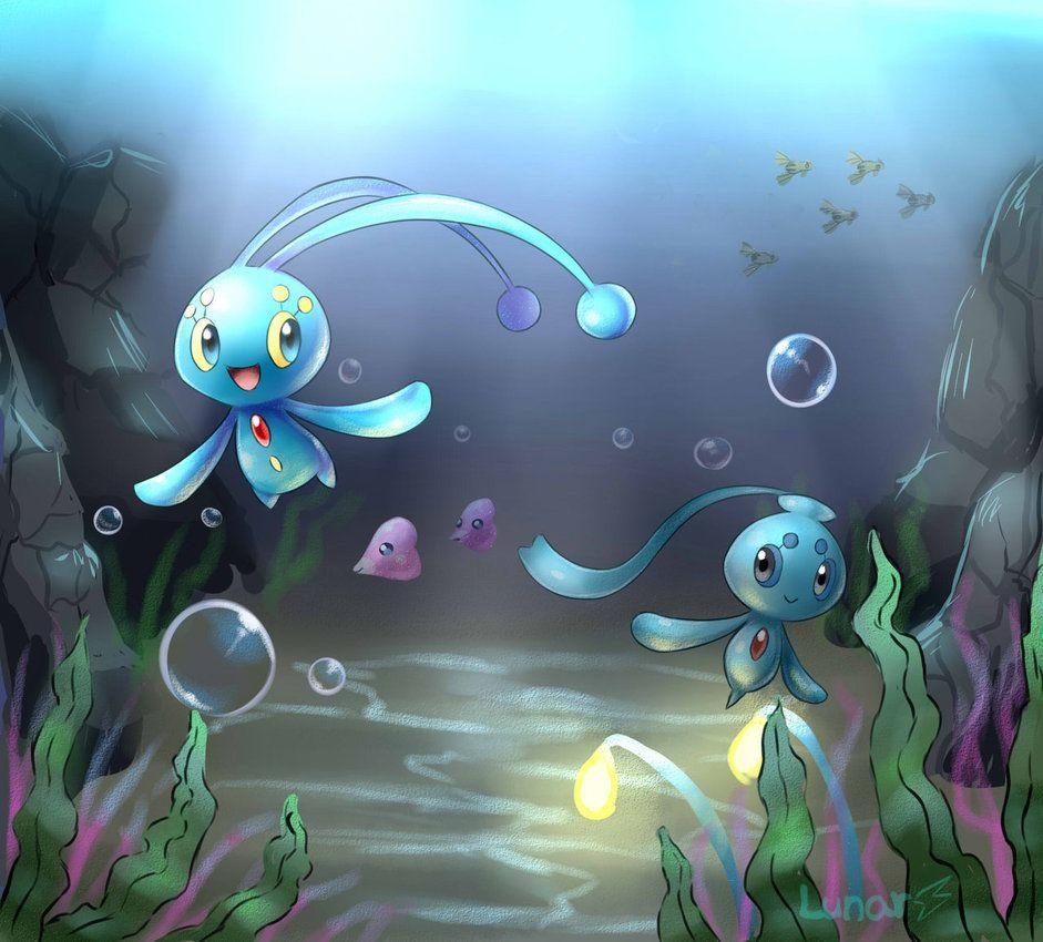 950x850 Manaphy and Phione, Desktop