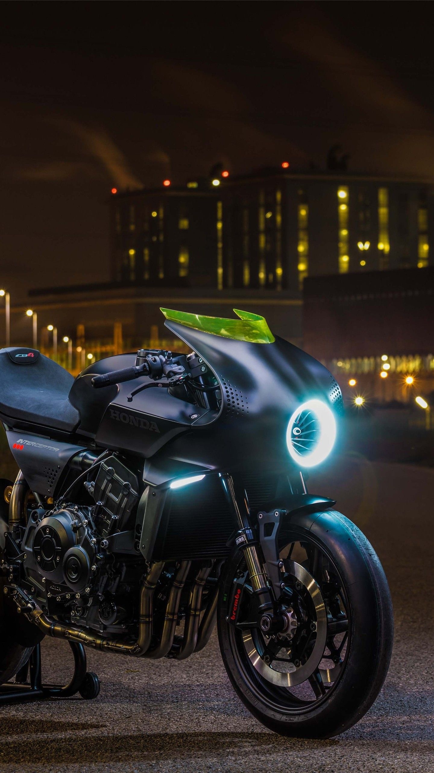 1440x2560 Bikes #Honda CB4 Interceptor Concept 4K #wallpaper. Enfield, Phone