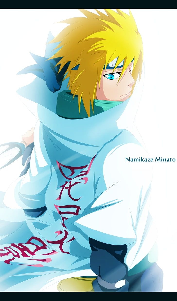 730x1250 Namikaze Minato illustration, anime, Phone