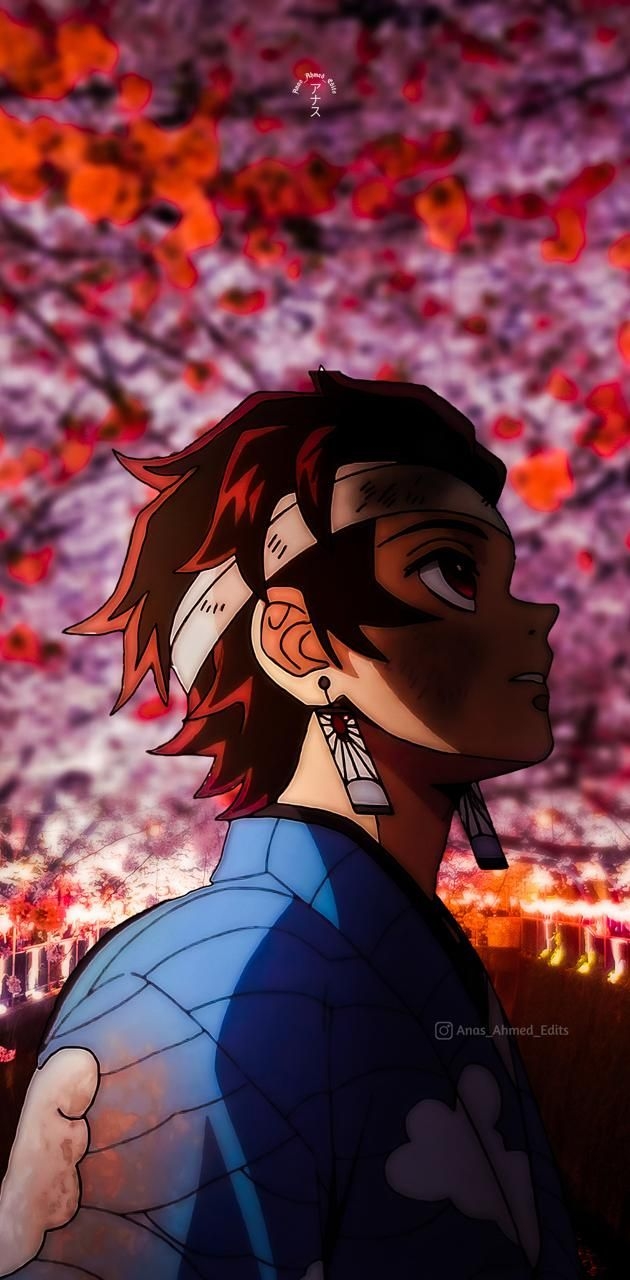 630x1280 Tanjiro Kamado wallpaper by ANASXART. Demon king anime, Cool anime picture, Aesthetic anime, Phone