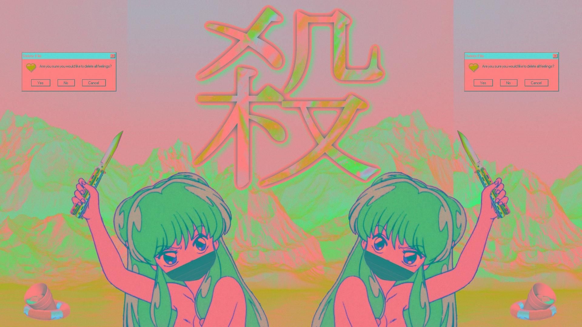 1920x1080 Aesthetic Anime Computer Wallpaper, Desktop