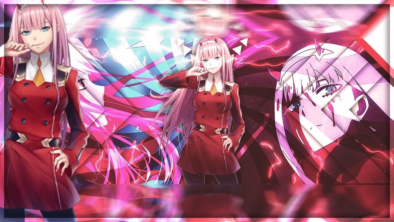 1280x720 Anime Banner Zero Two HD Wallpaper, Desktop