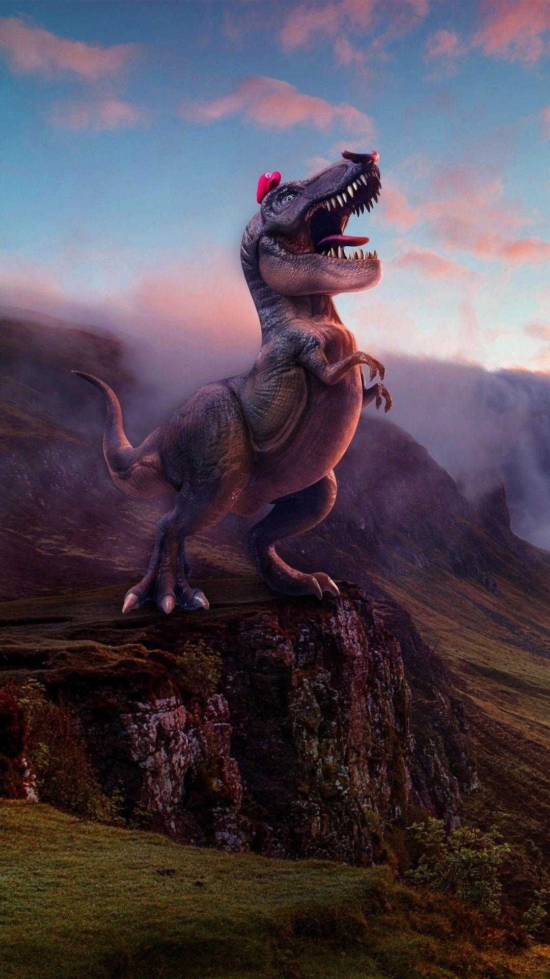 1080x1920 Dinosaur Wallpaper Discover more background, cute, desktop, iphone, ultra HD wallpaper.. Dinosaur wallpaper, Phone wallpaper, Dinosaur background, Phone