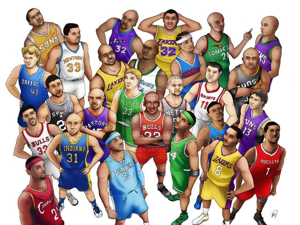 1030x770 NBA Cartoon Wallpaper, Desktop