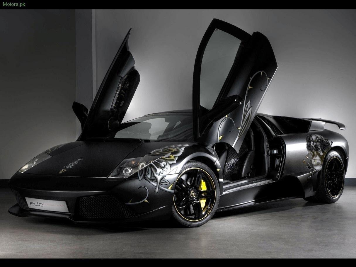 1220x920 Luxury Lamborghini Cars: Black Lamborghini Murcielago Wallpaper, Desktop