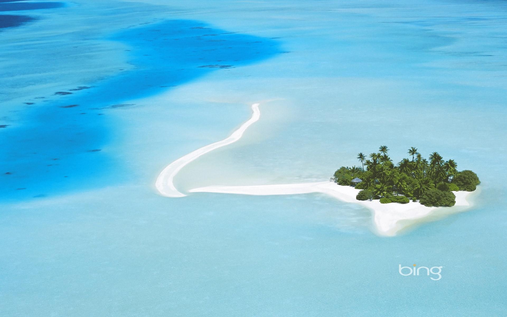 1920x1200 Aerial view of North Malé Atoll, Maldives © Robert Harding Picture, Desktop