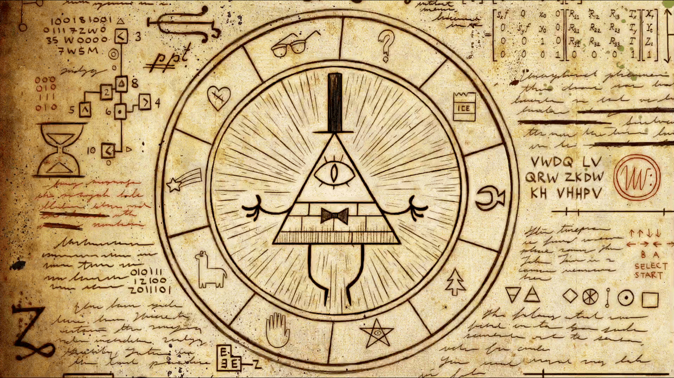 1390x780 Gravity Falls Fanpage image Bill Cipher Wheel HD wallpaper, Desktop