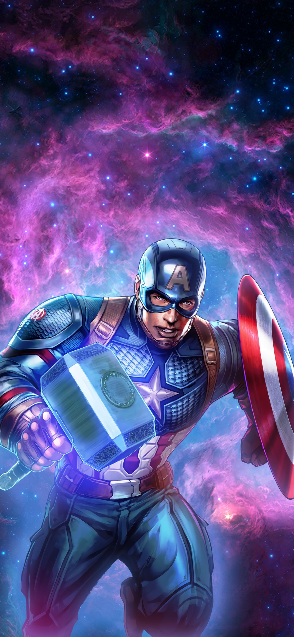 1250x2690 Captain America Shield And Hammer iPhone XS MAX HD 4k, Phone