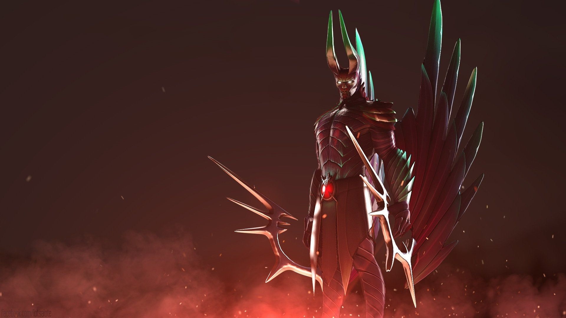 1920x1080 Made some Terrorblade wallpaper today, Desktop