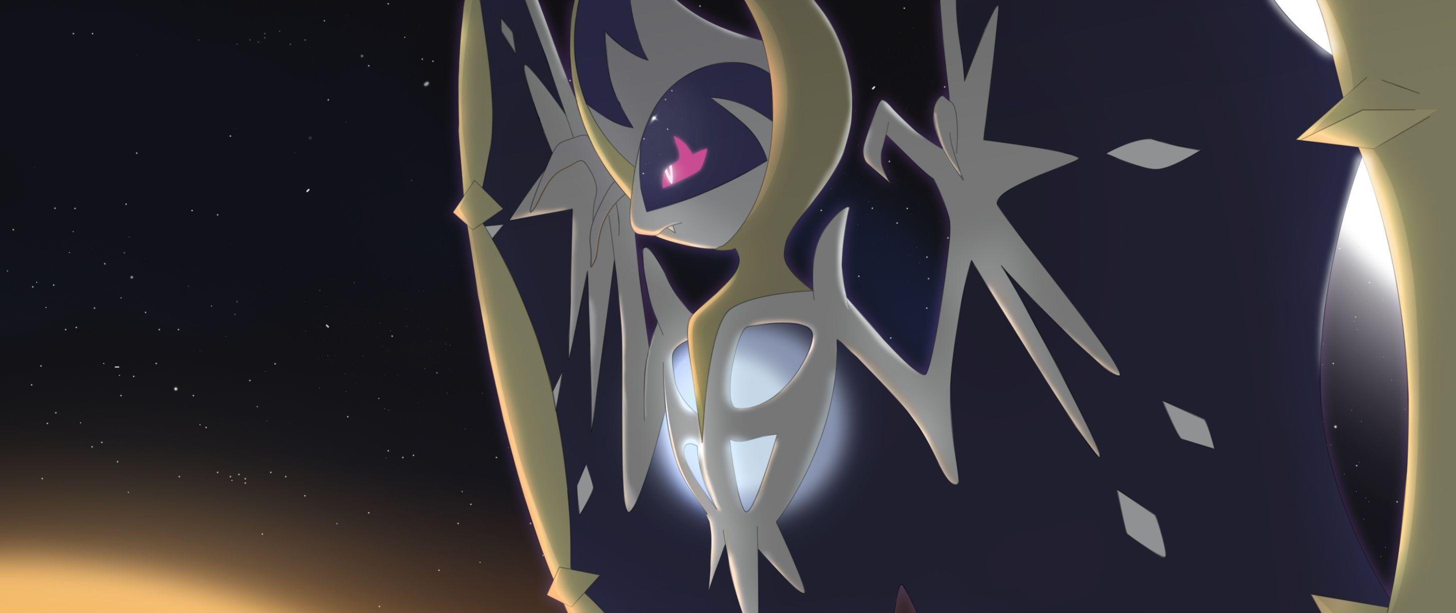 2920x1230 Lunala (Pokémon) HD Wallpaper and Background Image, Dual Screen