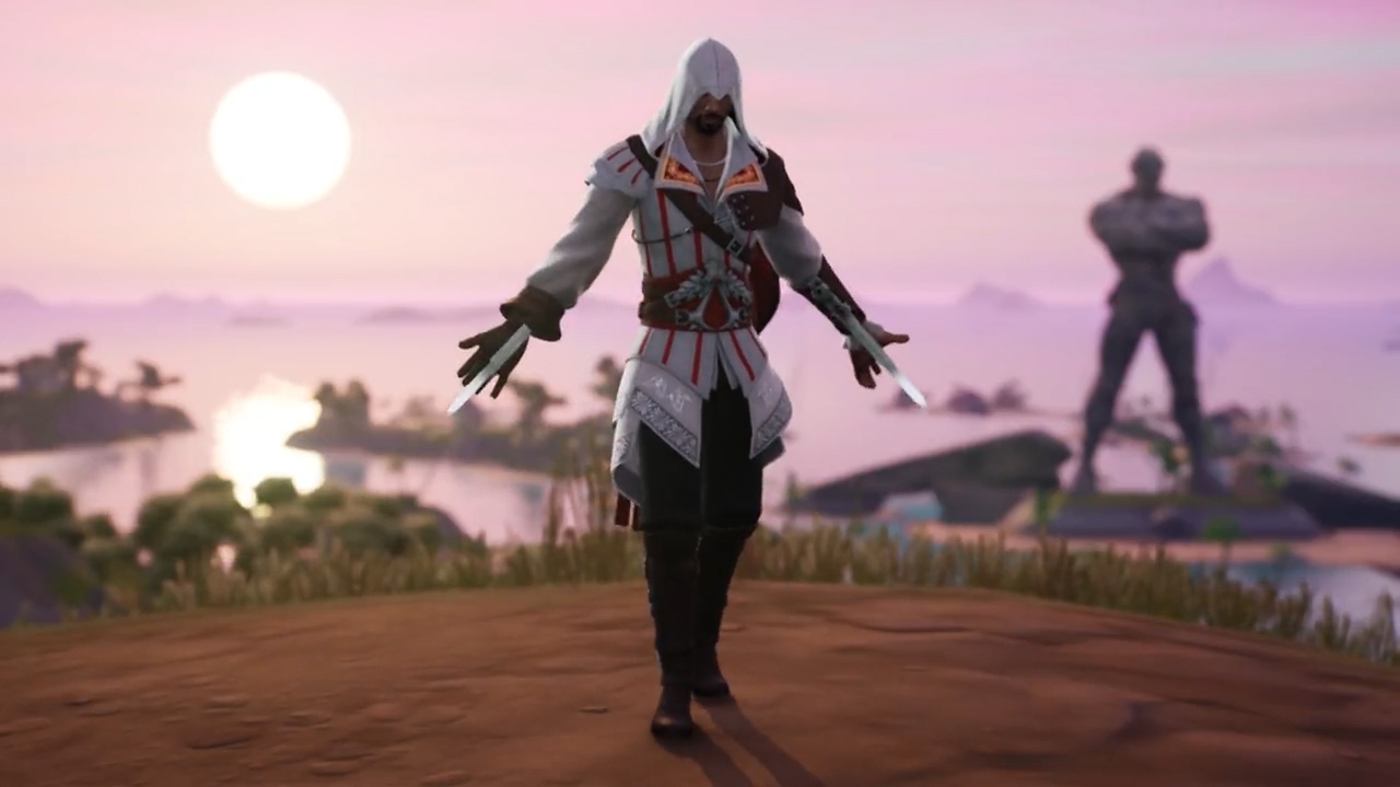 1280x720 Ezio Auditore Fortnite wallpaper, Desktop