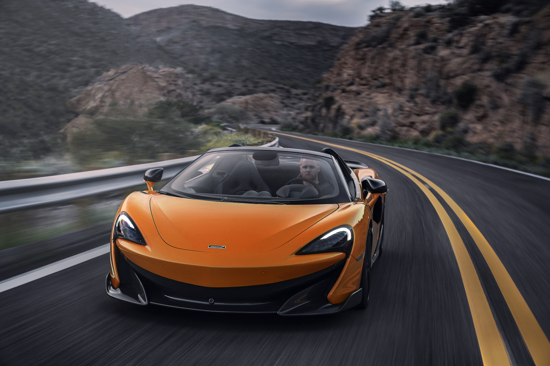 1920x1280 McLaren 600LT Spider (Color: Myan Orange) Front Three Quarter, Desktop