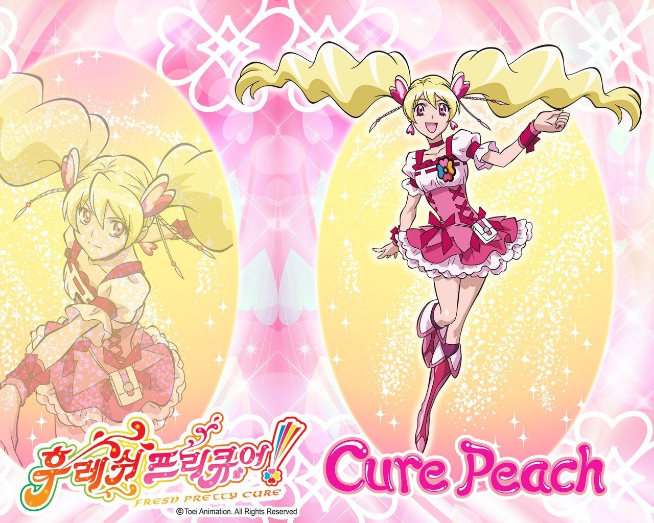 1280x1030 Cure Peach Love Anime Image Board, Desktop