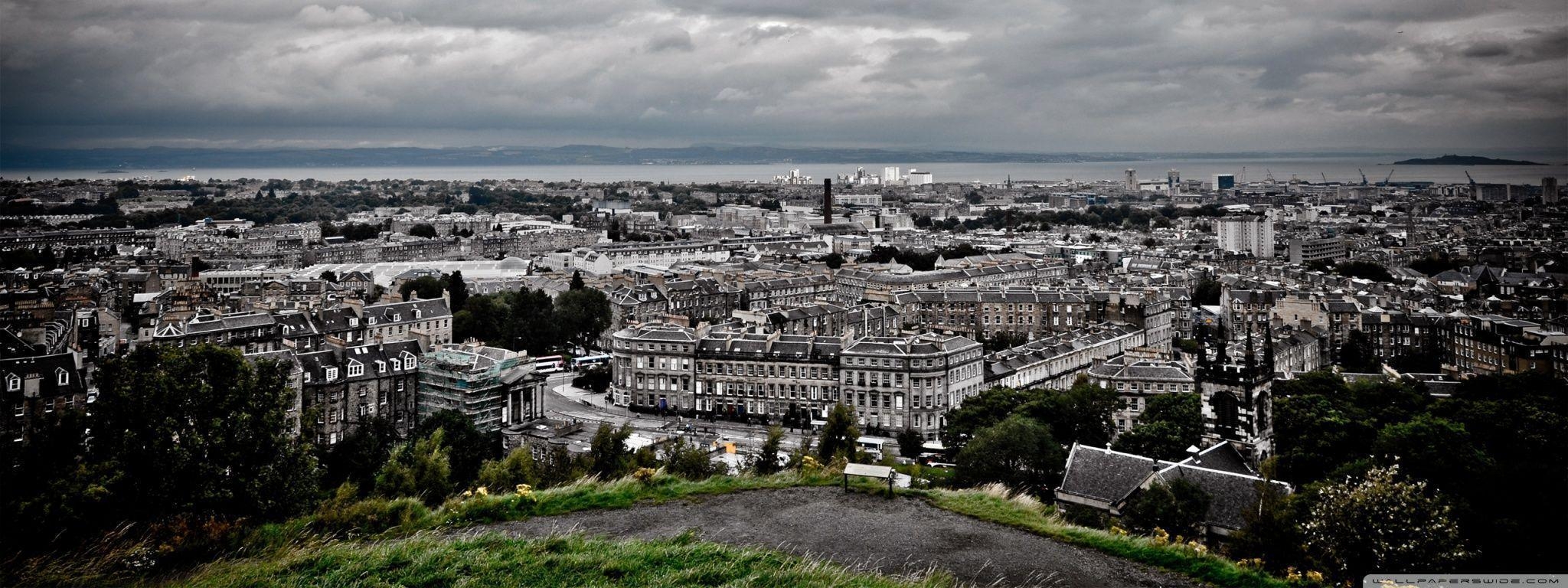 2050x770 Edinburgh HD desktop wallpaper, High Definition, Fullscreen, Dual Screen