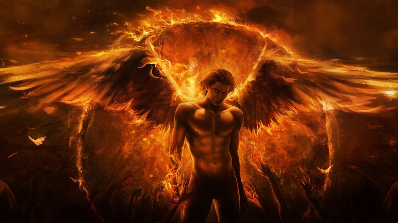 1370x770 Black Magic Flame Angel 1920x1080.best Wallpaper.net, Desktop