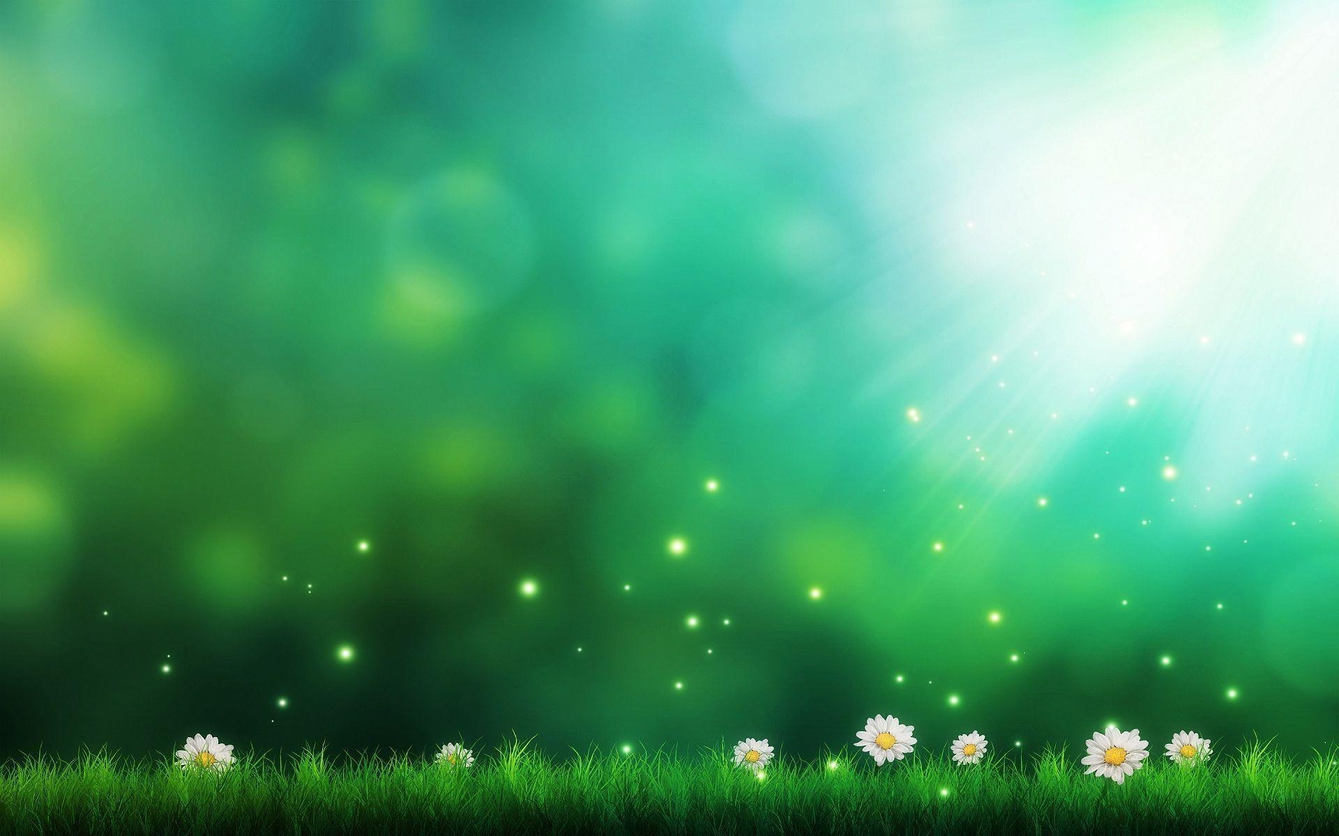 1920x1200 Shiny green flowery plain wallpaper. HD Wallpaper Rocks, Desktop