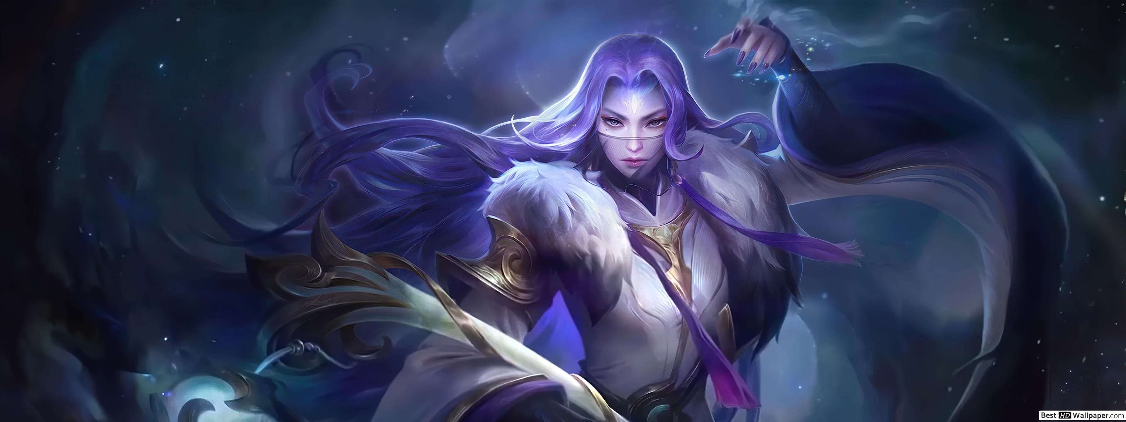 3840x1440 Luo Yi: Mobile Legends (ML) HD wallpaper downloaden, Dual Screen