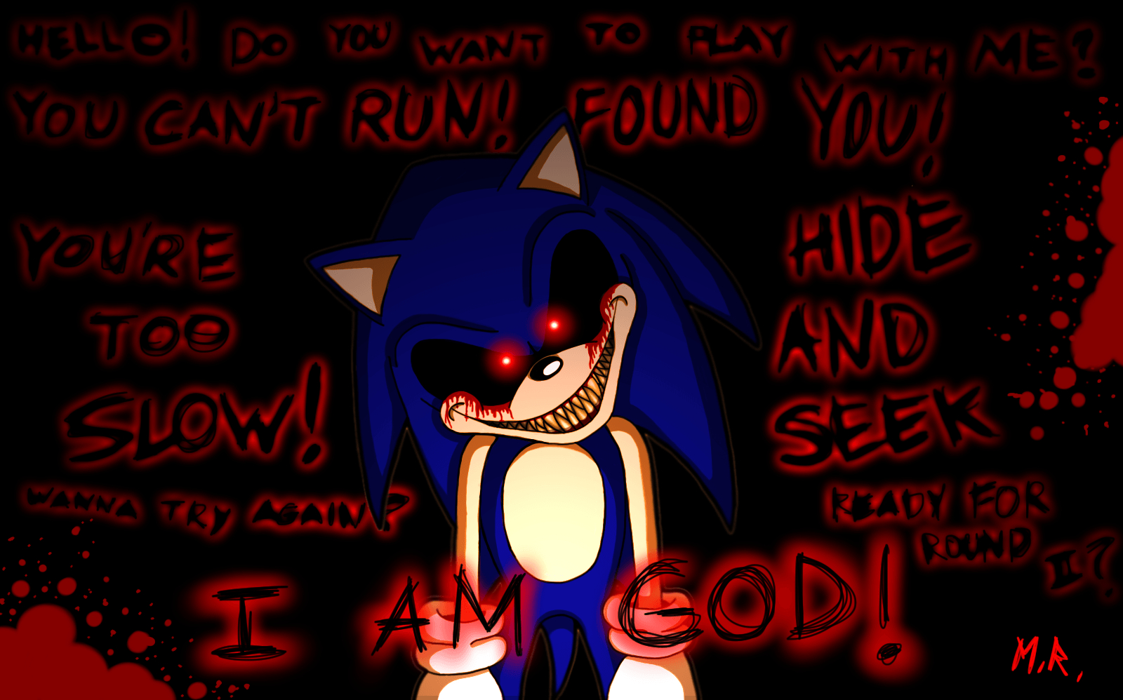 1600x1000 SonicexeLuv image Sonic.exe X3 HD wallpaper and background photo, Desktop