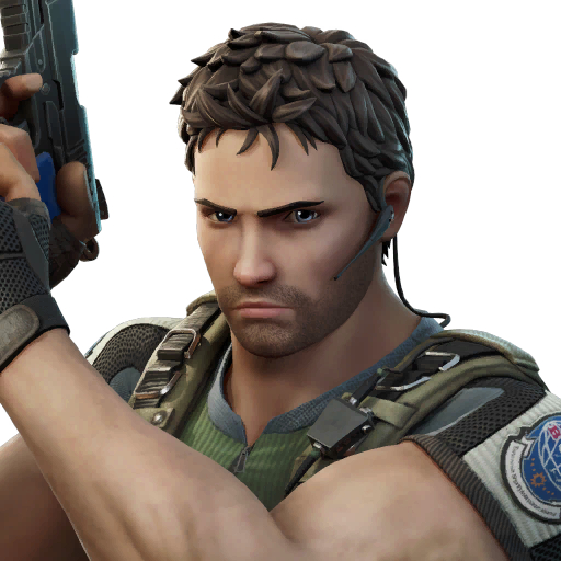 520x520 Chris Redfield Fortnite wallpaper, Phone