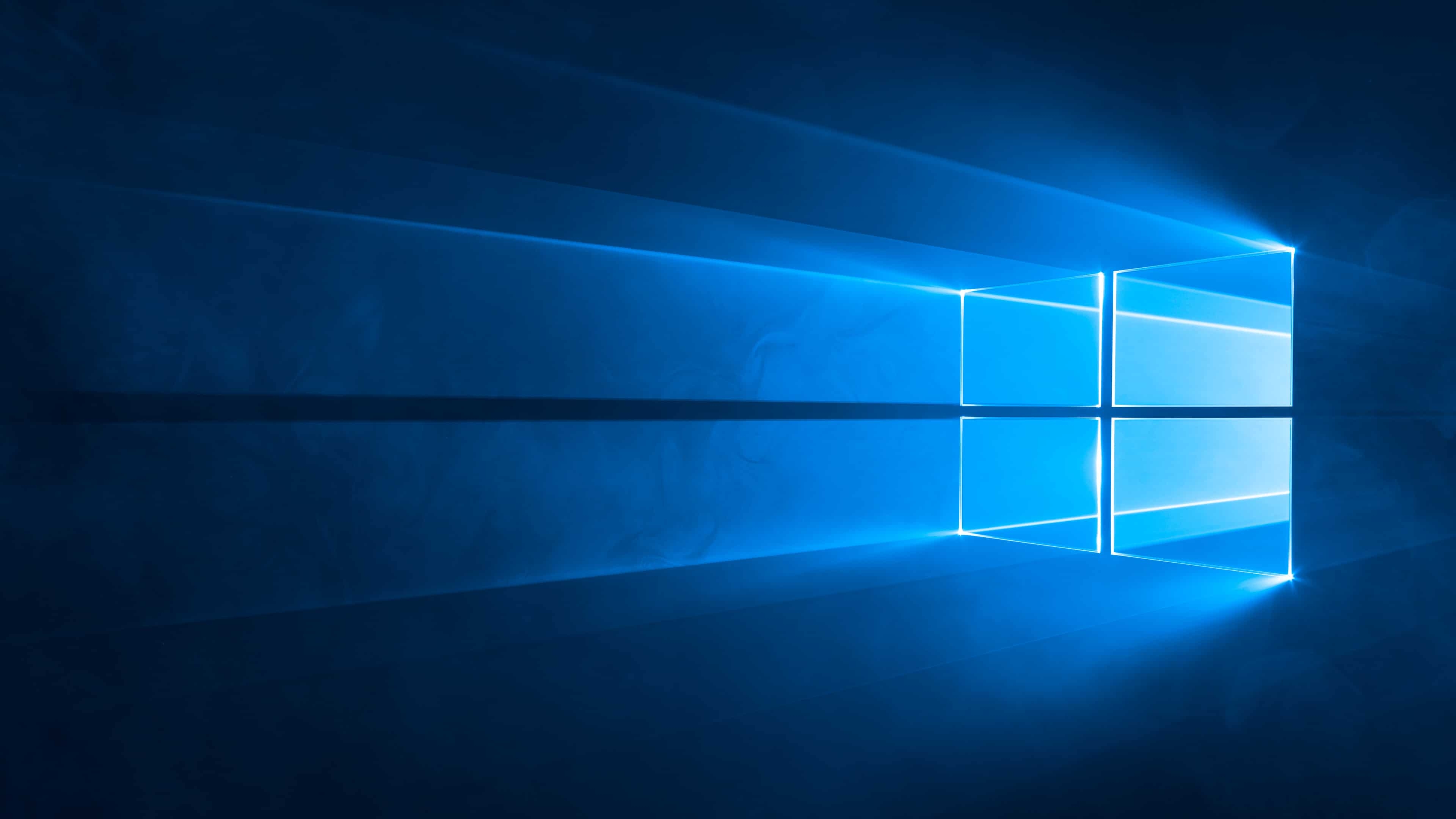 3840x2160 Windows 10 1903's the dark wallpaper, Desktop