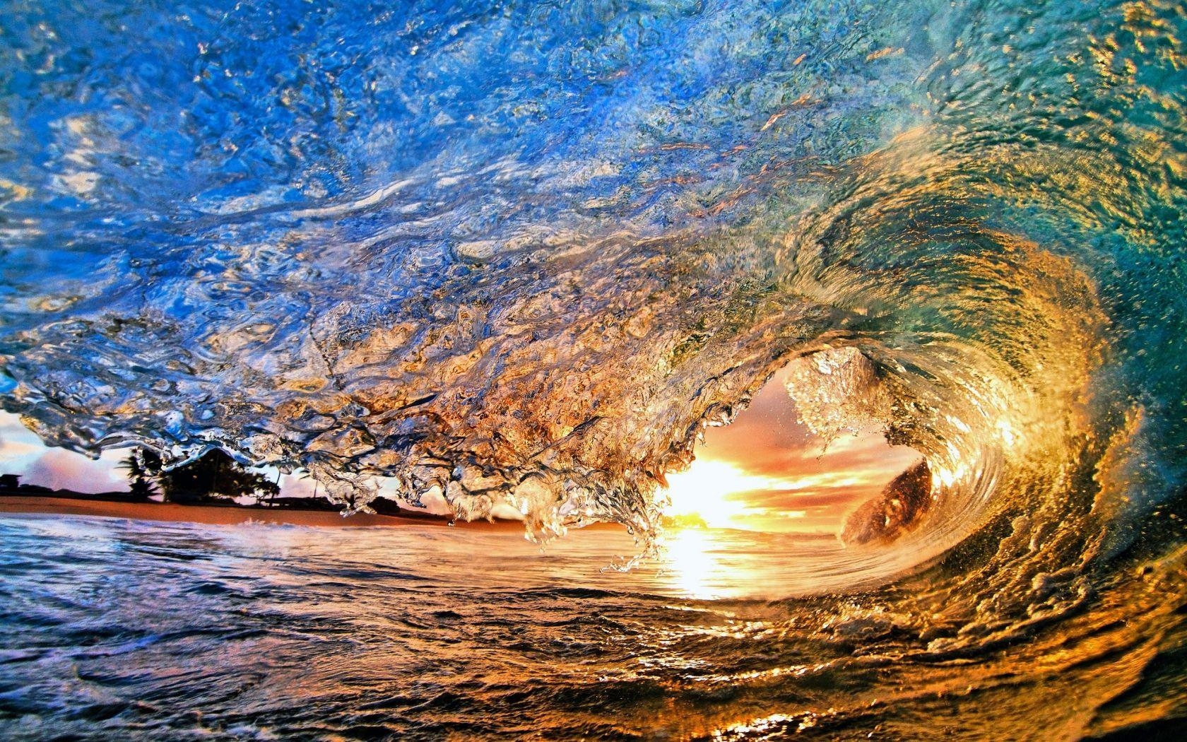 1680x1050 Hawaii Beach Wallpaper. Beach Waves Wallpaper Pic. facebook, Desktop