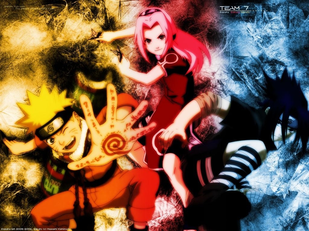 1030x770 Naruto Wallpaper: Team 7, Desktop