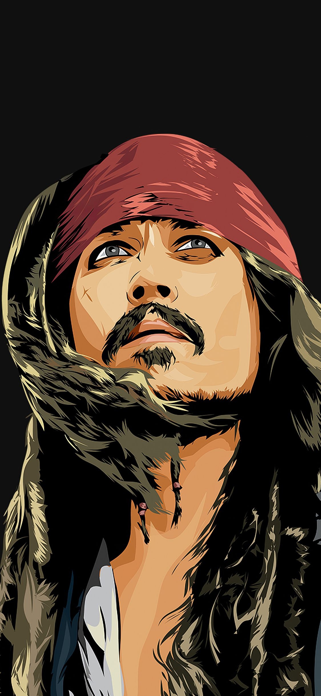 1130x2440 Jack Sparrow Minimal Art 4k iPhone XS, iPhone iPhone X HD 4k Wallpaper, Image, Background, Photo and Picture, Phone