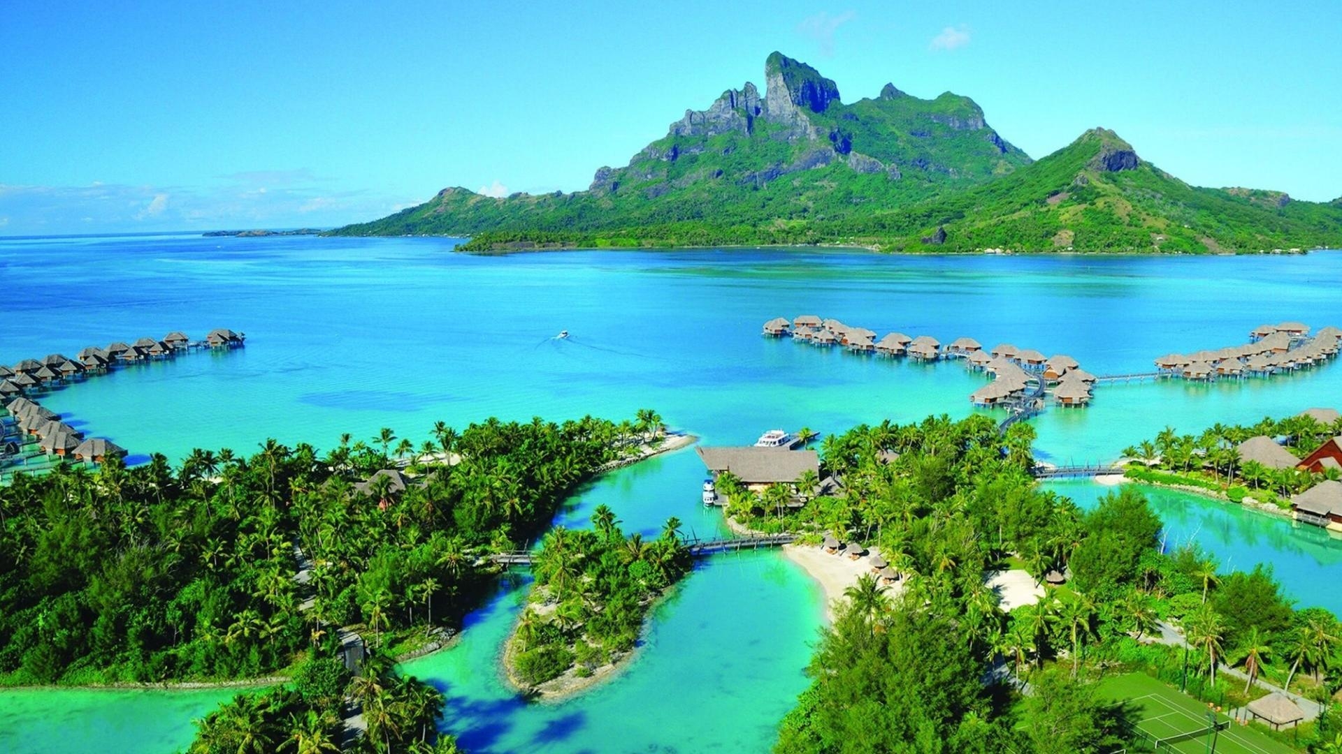 1920x1080 Emerald french polynesia tahiti z archipelago wallpaper, Desktop