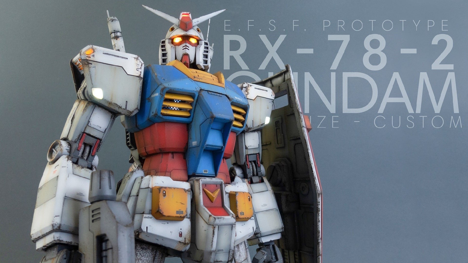 1920x1080 Wallpaper / Mobile Suit, Mobile Suit Gundam, RX 78 Gundam, Futuristic, Science Fiction, Anime, Robot, Mech, Photography, Gundam, Desktop