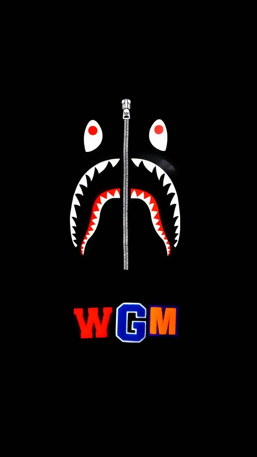 1080x1920 Bape Shark Wallpaper, Phone