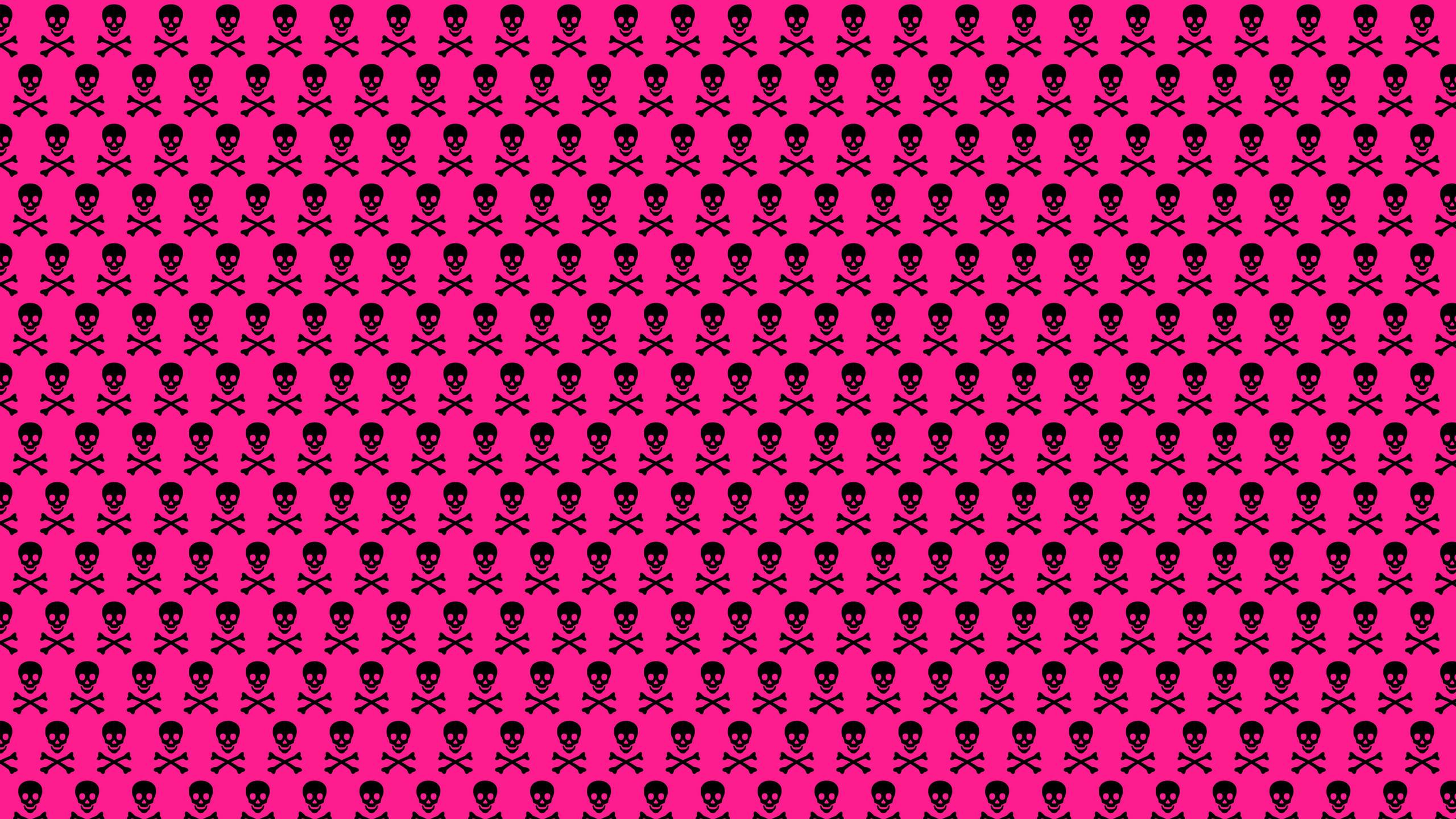 2560x1440 Pink Skull Wallpaper Free Pink Skull Background, Desktop